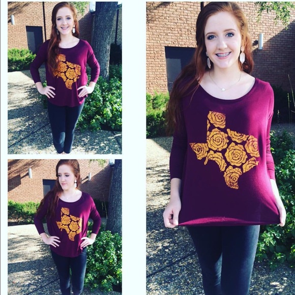 BELLA Yellow Rose of Texas Tunic - Picture 2 of 6